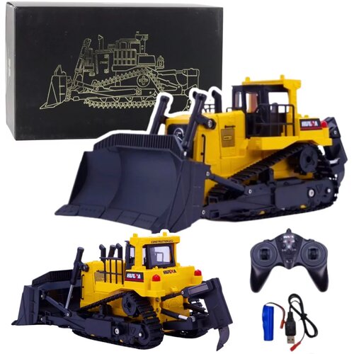Lean Toys Buldožer Bager Huina Kovinski gradbeni model 1:50 Cene