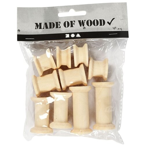 Drveni kalem - set od 10 kom - mix veličina (kalem za konac) Cene