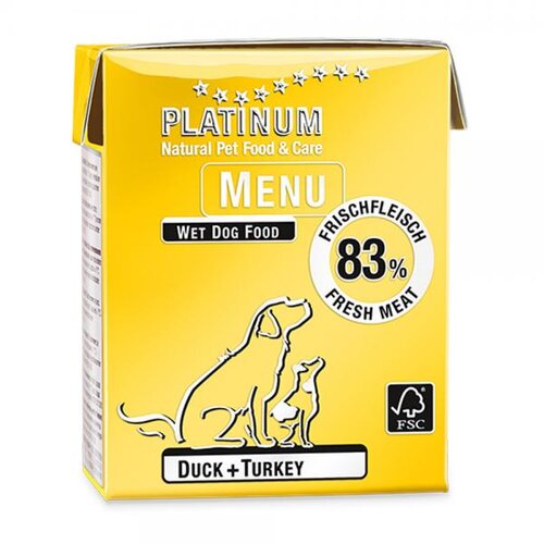 Platinum menu piletina i ćuretina 375g Slike