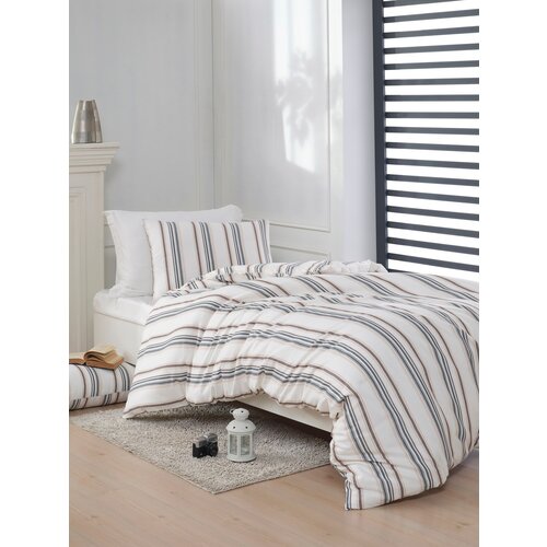 Hanah home set Single posteljine Nairobi, 140x200cm, Krem Slike