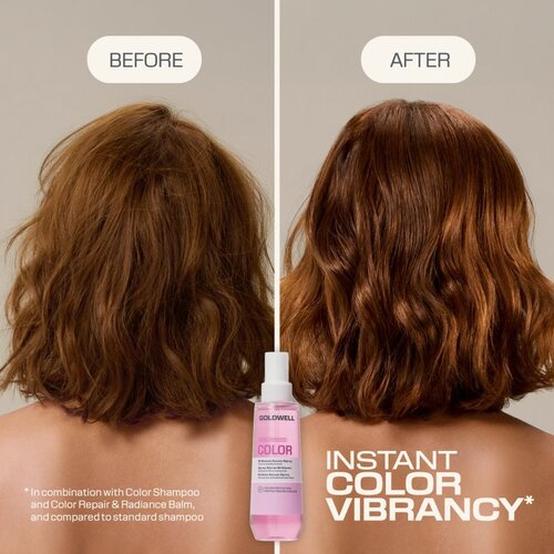 Goldwell Dualsenses Color Brilliance Serum Spray serum brez spiranja v pr&amp;scaron;ilu za ble&amp;scaron;čeč sijaj 150 ml Slike