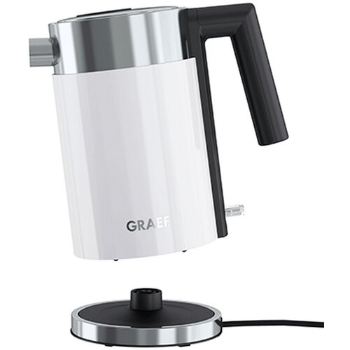 GRAEF WK401 Wasserkocher 1Liter wei&amp;szlig;/Edelstahl Slike