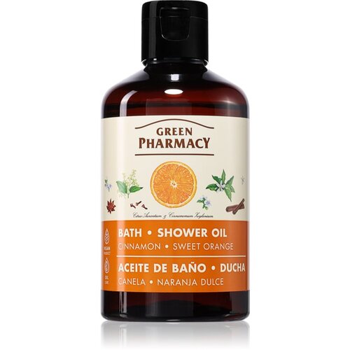 Green Pharmacy Cinnamon & Sweet orange Bath Oil olje za prhanje cimet 250 ml Cene