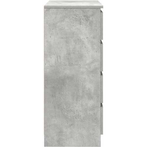  Komoda s ladicama beton siva 71x35x84 cm konstruirano drvo Slike