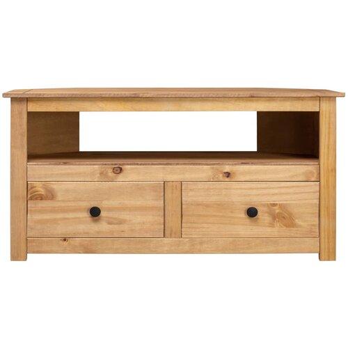 Maison Chic Kotna TV omarica - TV stojalo - Televizijska omarica 93x49x49 cm trdna borovina Panama Range, (21701222) Cene