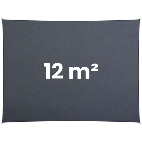  Pravokutno jedro za sjenilo 3x4m, sivo Slike