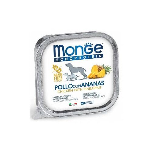 Monge pašteta za pse sa ukusom piletine i ananasa 150g Slike