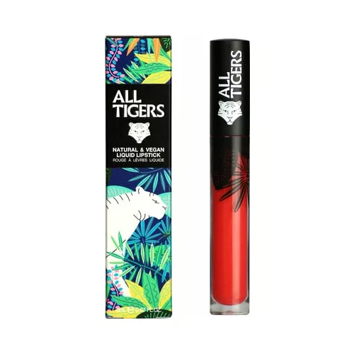 All Tigers liquid lipstick pinks - 784 coral pink