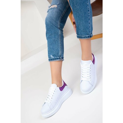 Soho White-Purple Women's Sneakers 15732 Cene