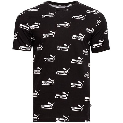 Puma Tehnička sportska majica tamo siva / crna Slike