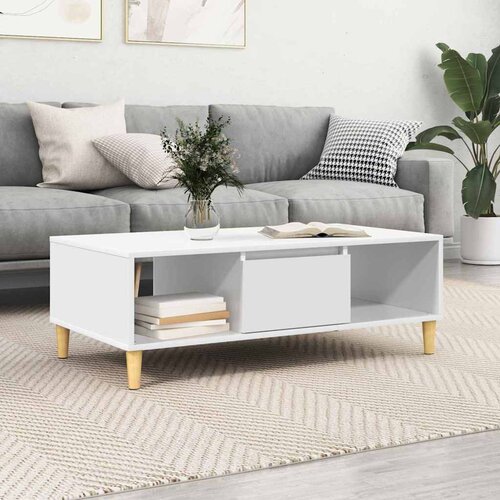  Kava Stol Bijelo 102 x 55 x 35 cm Konstruirano drvo Cijene