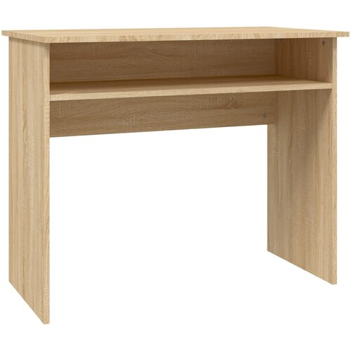 Maison Chic Pisalna miza - pisarni&amp;scaron;ka miza - Računalni&amp;scaron;ka miza sonoma hrast 90x50x74 cm iverna plo&amp;scaron;ča, (21785068) Slike