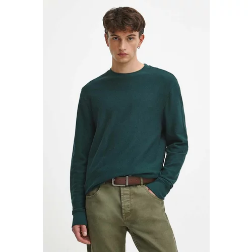 Medicine Bombažen pulover zelena barva