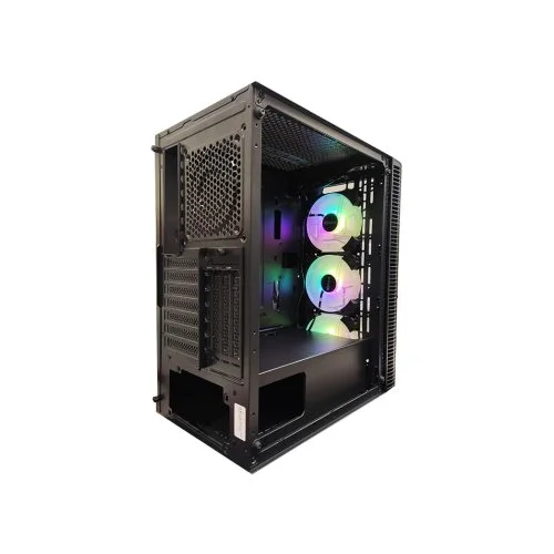  Kucište IG-MAX X3805-A06 GIANT GLASS, E-ATX, ventilator RGB 3x 120mm, 3xUSB, audio panel