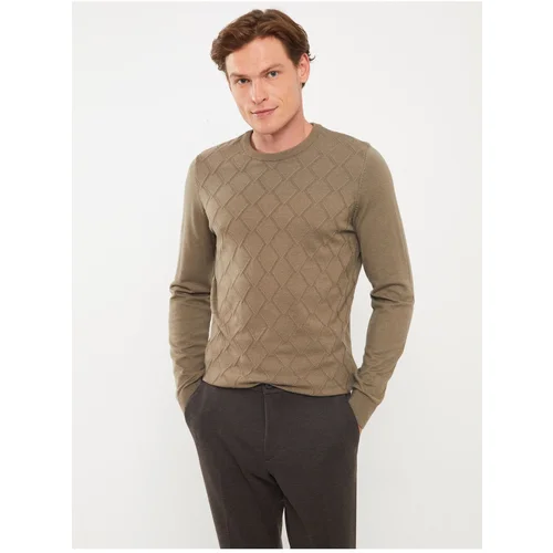 LC Waikiki Crew Neck Long Sleeve Men's Knitwear Sweater