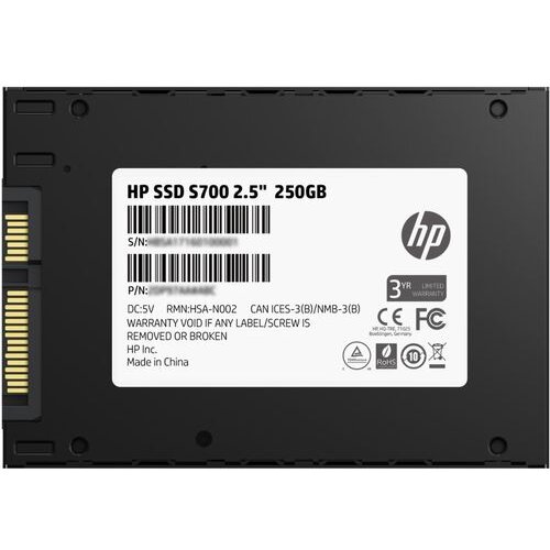 HP ssd 250GB sata 3 2.5inch S700 2DP98AA Slike