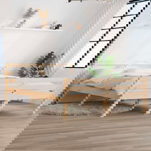  Posteljni okvir trden les 150x200 cm, (20645041) Slike