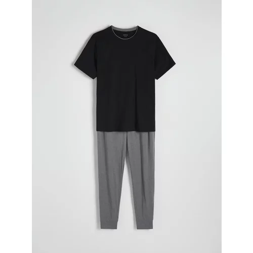 Reserved - Komplet dvodijelne pidžame - crno