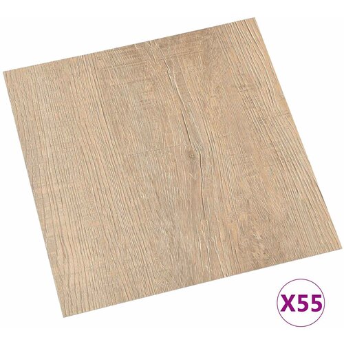  Podne daske 5,11 m&amp;sup2; 55 pcs PVC Svijetlo siva, Tamno smeđa Slike