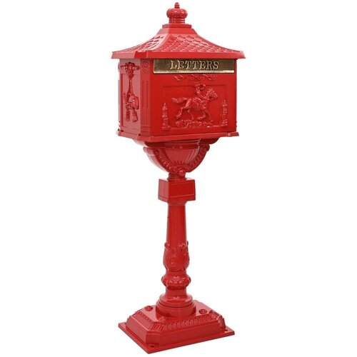  Stojeći sandučić Crvena 42 5 x 29 5 x 117 cm Liveni aluminij Cijene