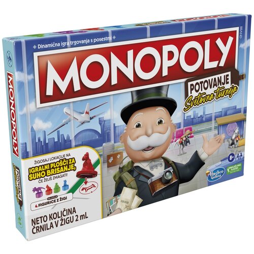 Hasbro games družabna igra Monopoly potovanje - svetovna turneja Cene