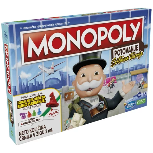 Hasbro games družabna igra Monopoly potovanje - svetovna turneja