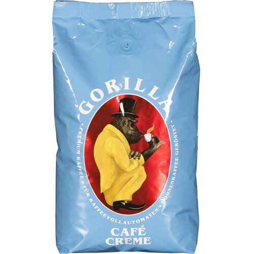 JOERGES Gorilla Caf&amp;egrave; Creme blue 1 Kg Coffee Beans Slike