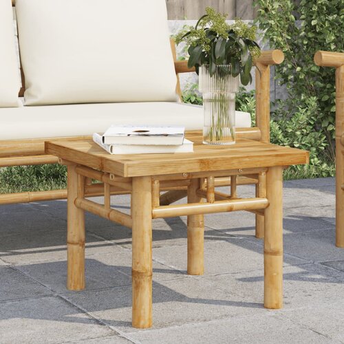 vidaXL Klubska mizica 45x45x35 cm bambus Cene