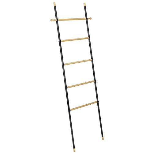 Wenko Crne/prirodne metalne ukrasne ljestve Loft - Slike