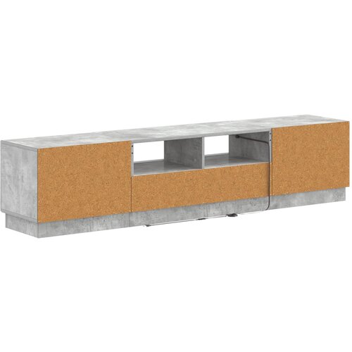 LED TV kabinet HOORN 3 kom. Betonska siva Konstruirano drvo 81 x 35 x 40 cm Slike