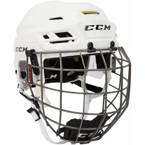 CCM Hokejska čelada Tacks 310 Combo SR Bela M