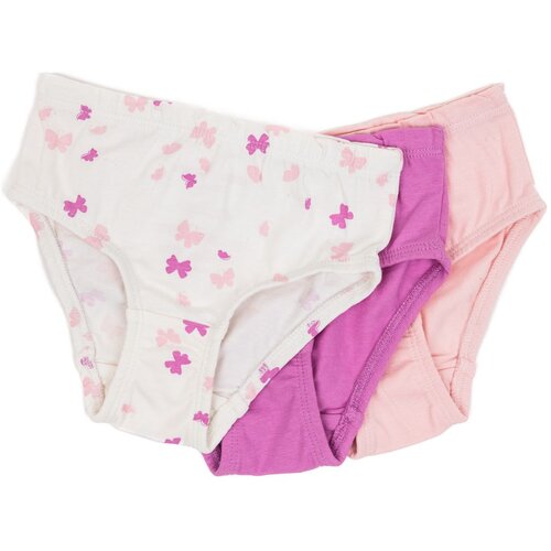 Lucky Kiddo spodnje hlače slip 3 kosi LK-GS1 223 020709 D roza 122/128 Cene