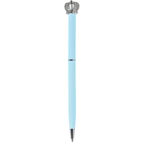 Sazio elegant, hemijska olovka sa krunom, plava srebrna Cene