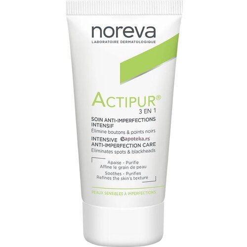 Noreva Actipur 3-in-1 Anti-Blemish Care nega za obraz proti nepravilnostim na aknasti koži 30 ml Cene