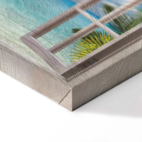  Slika - Window: Sea View 120x80 Premium Print Cene