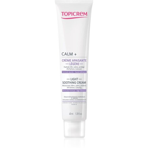 Topicrem Calm+ Light Soothing Cream dnevna krema za obraz za normalno kožo 40 ml za ženske Cene