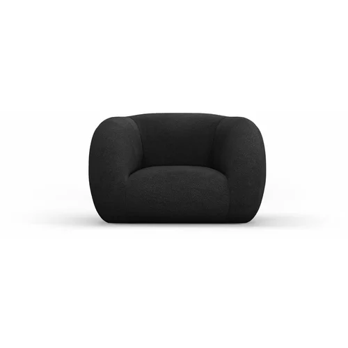 Cosmopolitan Design Tamno siva fotelja od bouclé tkanine Essen –