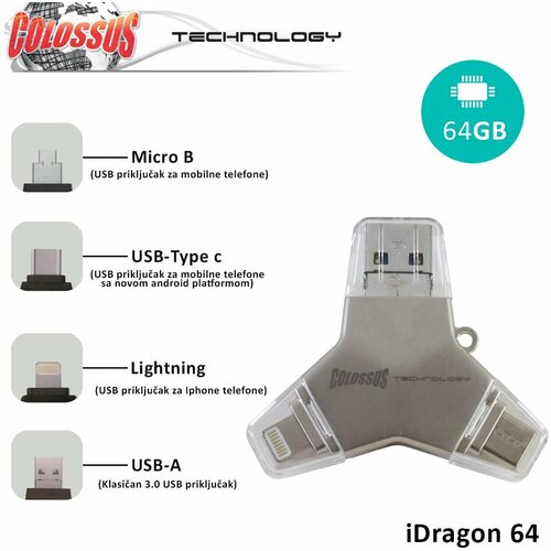 Colossus usb flash drive 64gb Slike