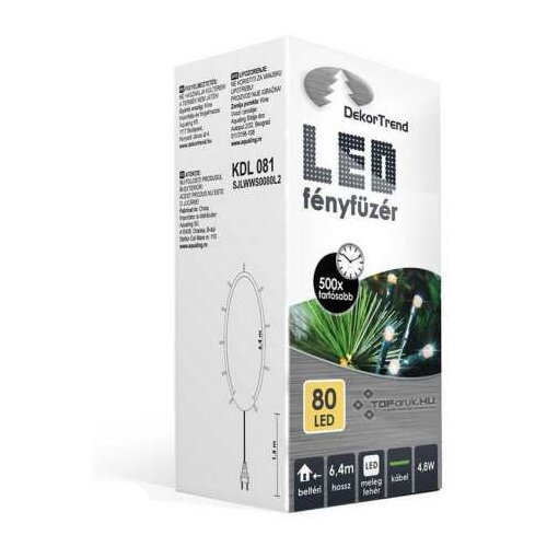  Novogodi&scaron;nje toplo bela LED lampice 80 sijalica Cene