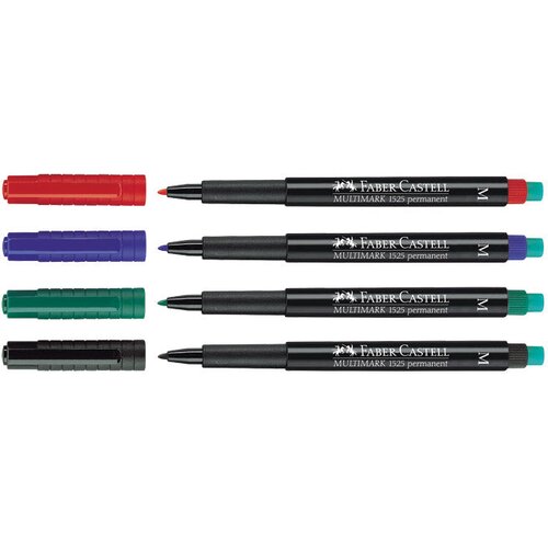  PERMANENTNI 1,0MM MULTIMARK FABER CASTELL 152504/4BOJE Slike