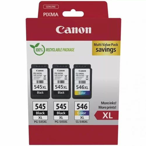 Komplet kartuš Canon 2x PG-545 XL in 1x CL-546 XL / Original