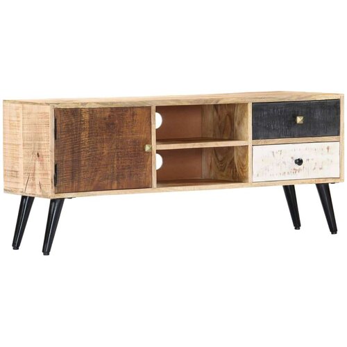 VidaXL TV omarica 115x30x47 cm trden mangov les Slike