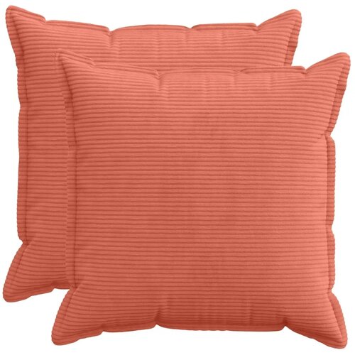  Presvlaka za jastuk 2 kom. HOUTEN Crvena narančasta 65 x 65 cm - Crvena narančasta 65 x 65 cm 2 Cijene