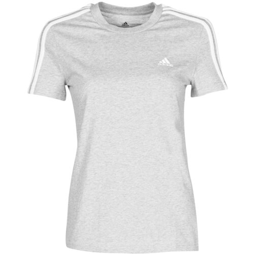 Adidas Majice s kratkimi rokavi W 3S T Siva Cene