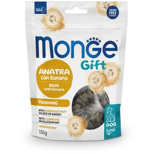 Monge Super M Training Poslastica za pse, Pačetina sa bananom, 150g Cene