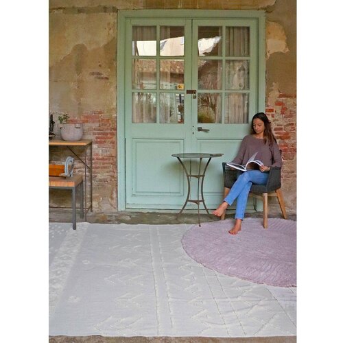 Lorena Canals Bijeli periv/ručno rađen pamučan tepih 200x300 cm Tribu Natural &amp;ndash; Slike