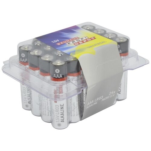 PROFI DEPOT baterije (micro aaa, alkal-mangan, 1,5 v, 24 kom.) Slike