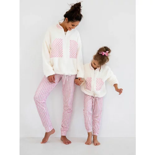 Sensis Sweatshirt Nanny Kids L/R 110-128 ecru-pink 001