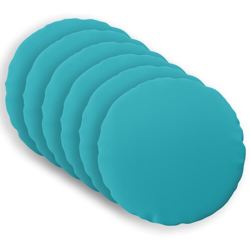  Presvlaka za jastuk 6 pcs HEERLEN Tirkizna &Oslash; 60 cm Poliester Cijene