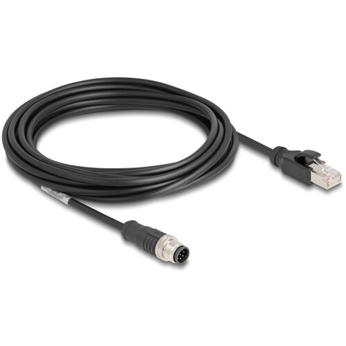 Delock M12 Cable A-coded 8 pin male to RJ45 male PVC 5 m Cijene